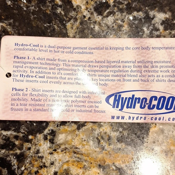 F mens HydroCool solid black short sleeve stretch shirt size XL  NWT - Picture 9 of 9